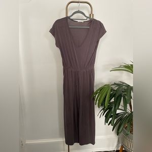 Lightweight v neck jumpsuit
